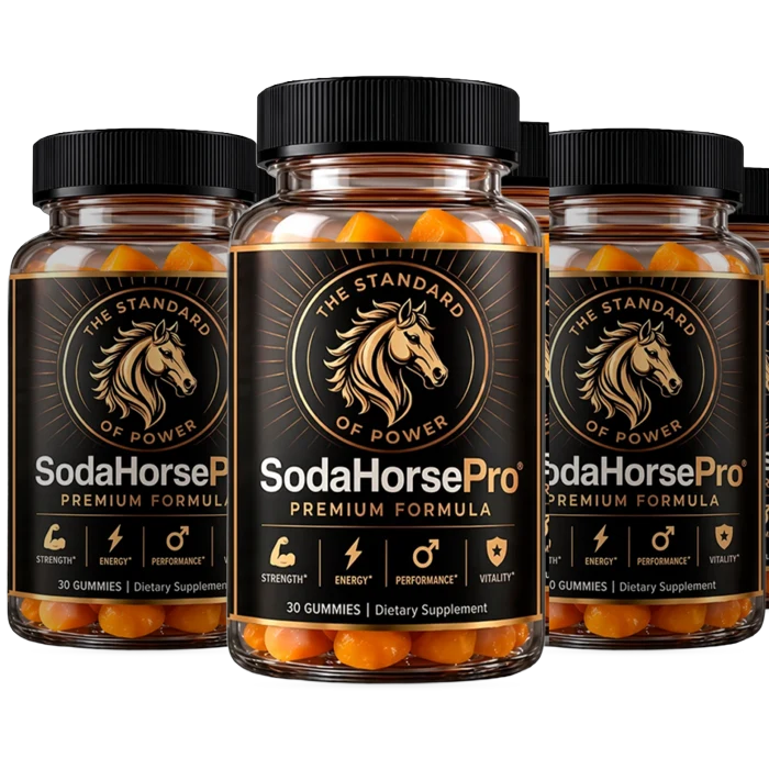 Soda Horse Pro gummy bottles